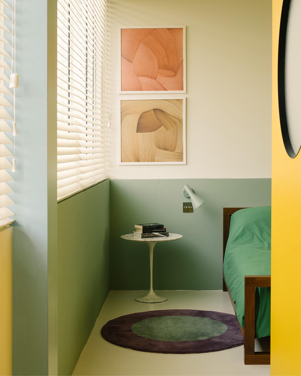 SPARK redesigns brutalist apartment with geometric and colorful objects in Singapore