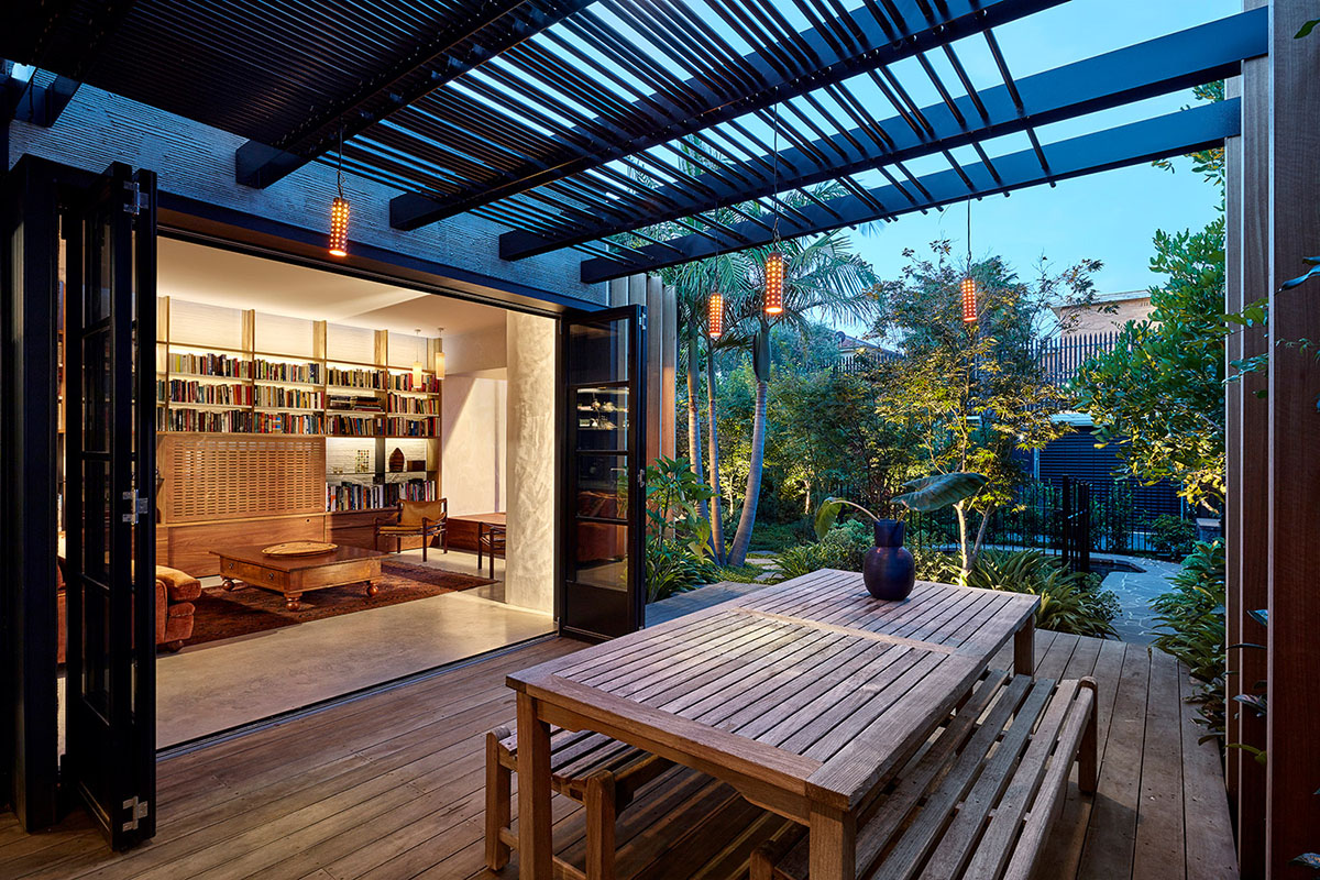 Splinter Society Architecture designs private retreat based on rustic Japanese vernacular in Elwood