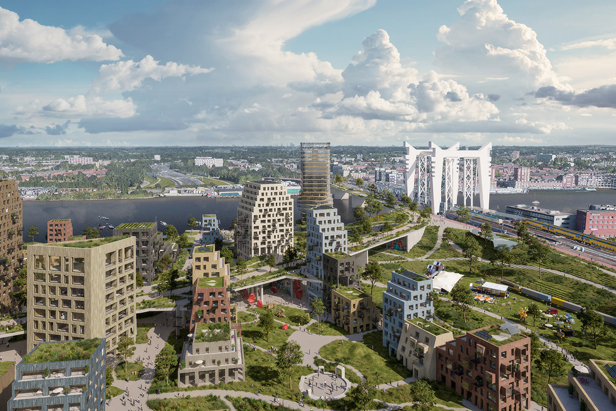 Mecanoo presents vision to transform Spoorzone Dordrecht railway zone into 6,000-home development