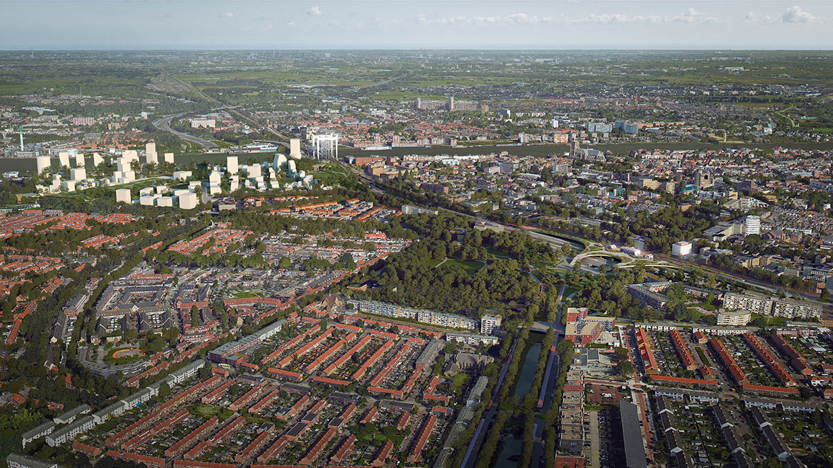 Mecanoo presents vision to transform Spoorzone Dordrecht railway zone into 6,000-home development