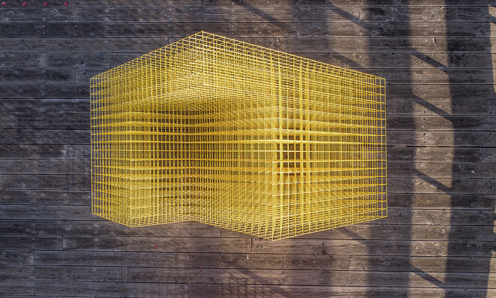 Three matrix pavilions by SPORTS are scattered in different parts of Santa Barbara