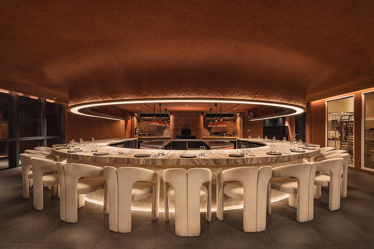 Spacemen creates cave-like restaurant that references to