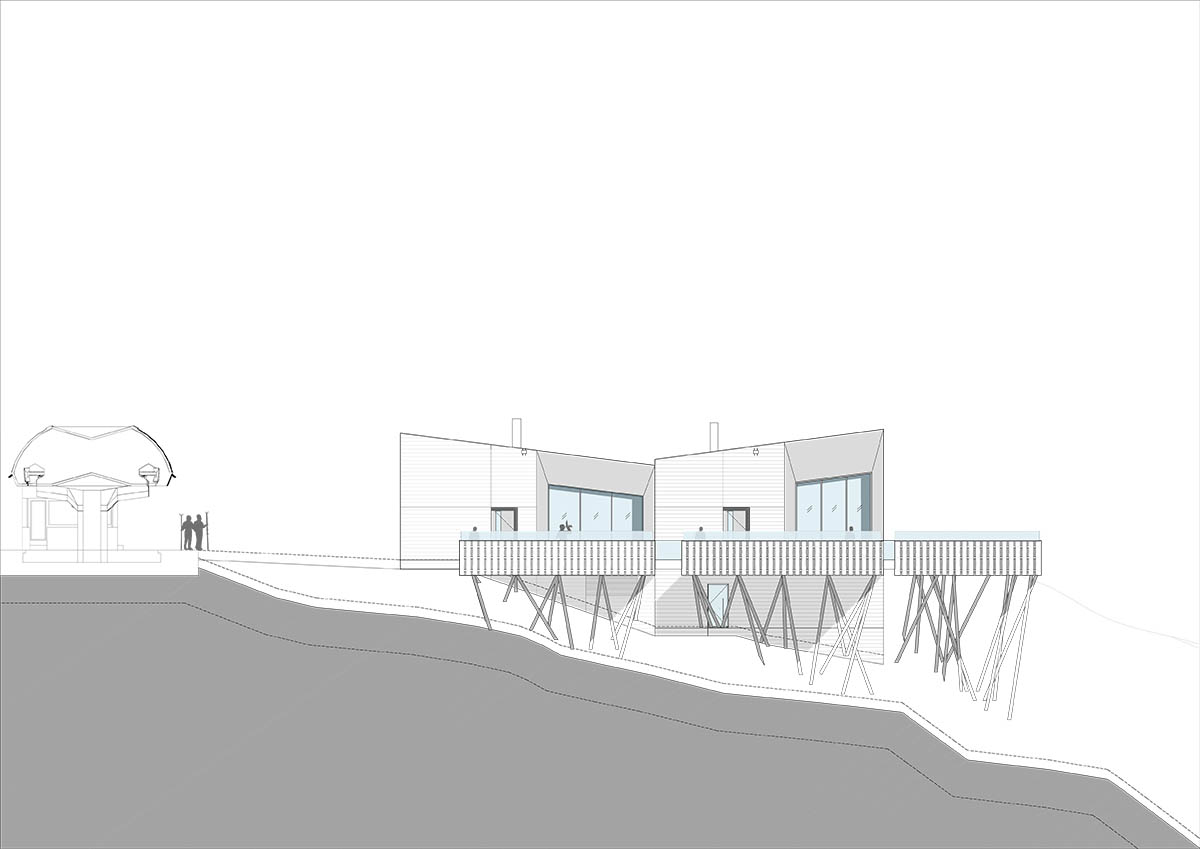 Studio Seilern Architects completes two gourmet restaurants on top of the Swiss Alps