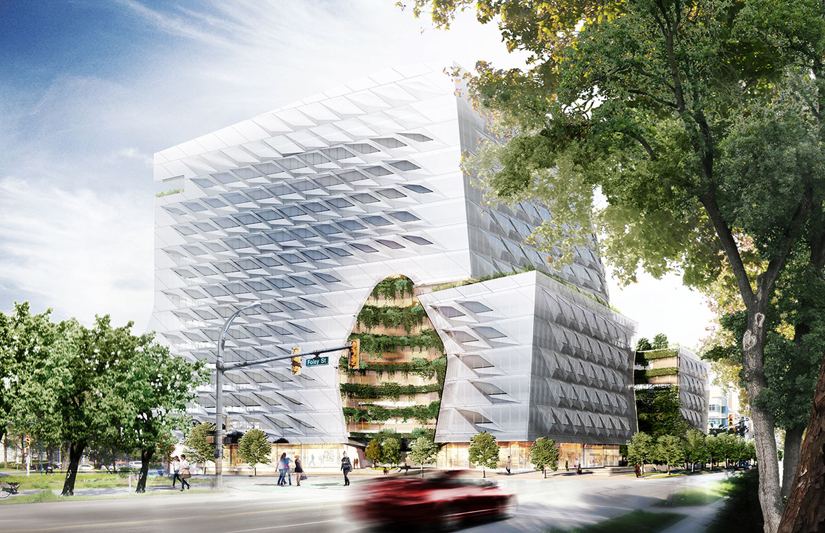 Morphosis reveals design for Lululemon's headquarters with 