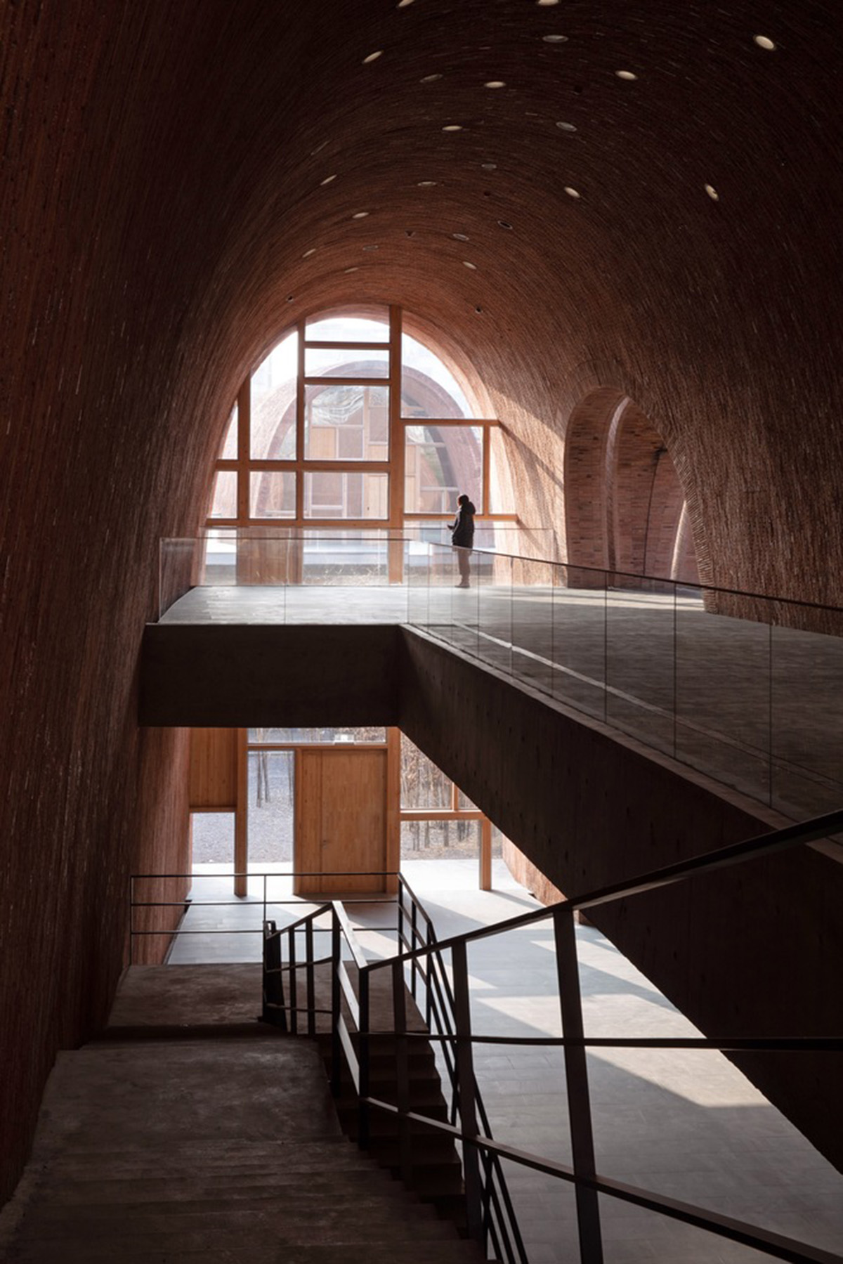 Studio Zhu-Pei designs giant vaults from recycled old kiln bricks to form Jingdezhen Kiln Museum