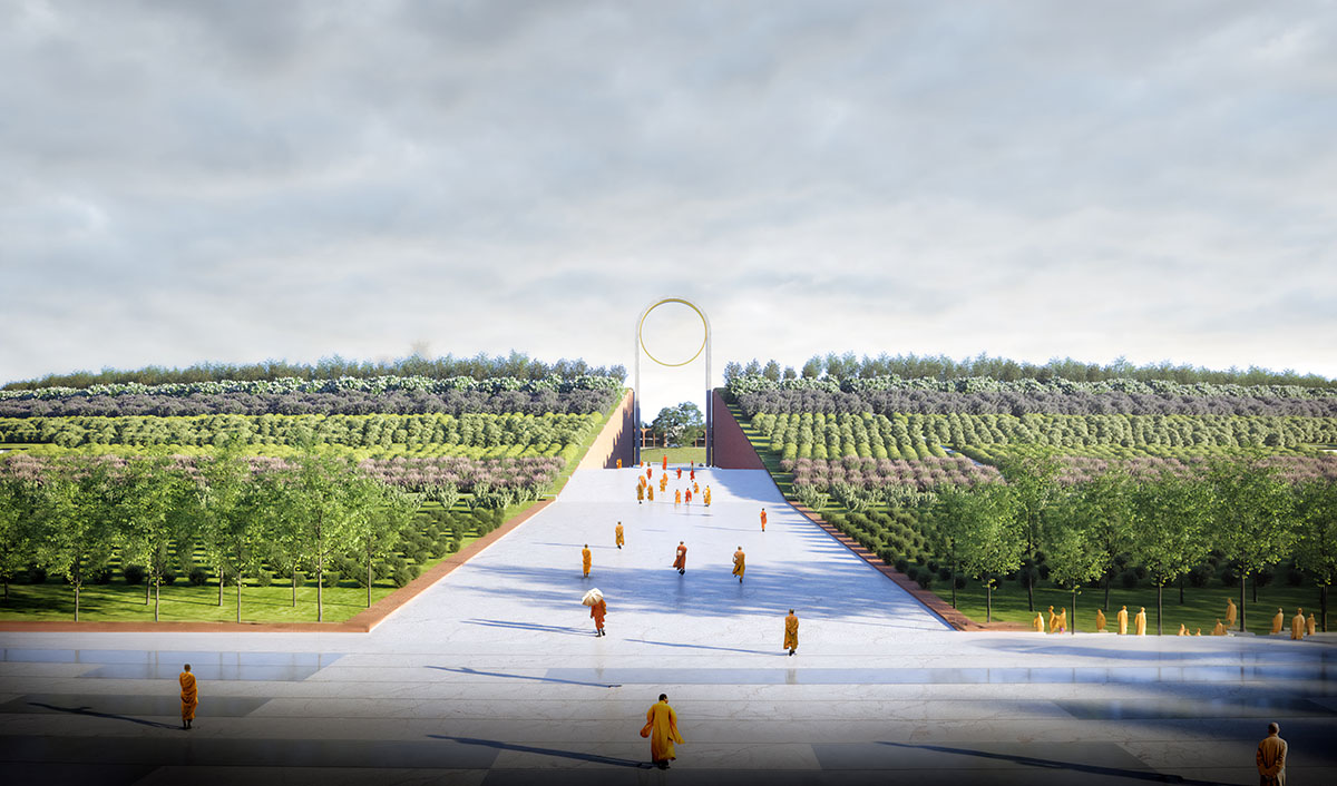 Stefano Boeri Architetti unveils masterplan for a new meditation center in Nepal
