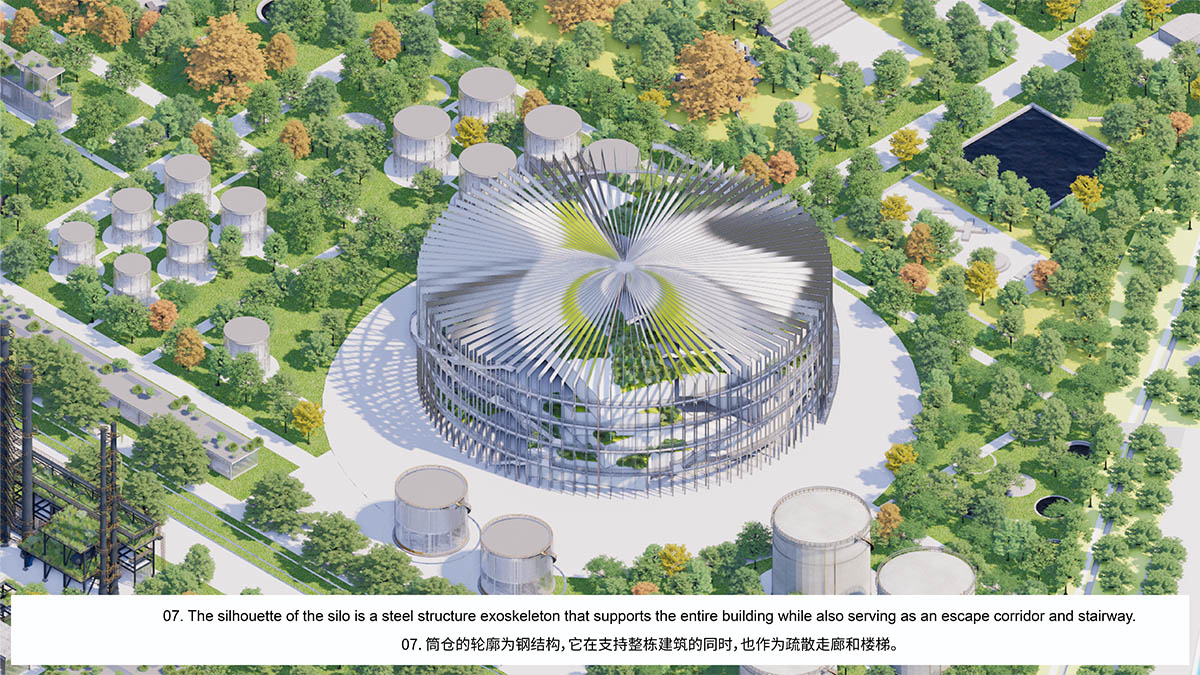 MVRDV reimagines former Hangzhou Oil Refinery Factory with cylindrical art and science museum