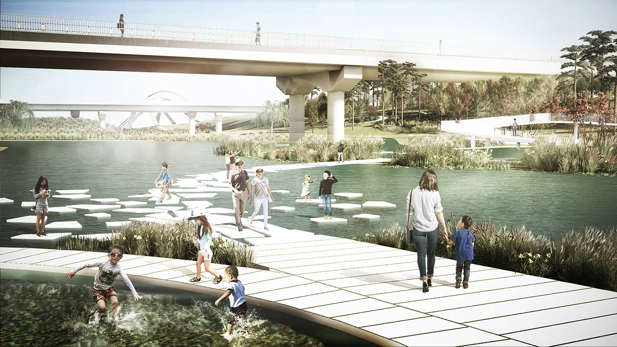 MVRDV wins competition to redevelop Seoul’s Tancheon Waterfront with 