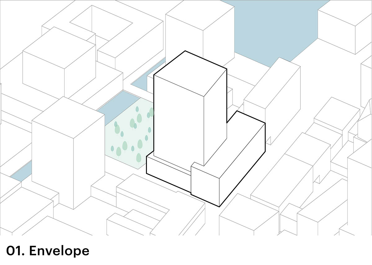 MVRDV and Space Encounters unveil Nachteiland, an energy-positive timber-hybrid tower in Amsterdam