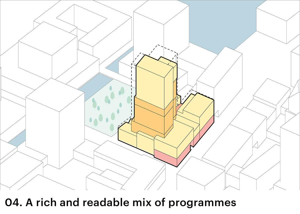 MVRDV and Space Encounters unveil Nachteiland, an energy-positive timber-hybrid tower in Amsterdam