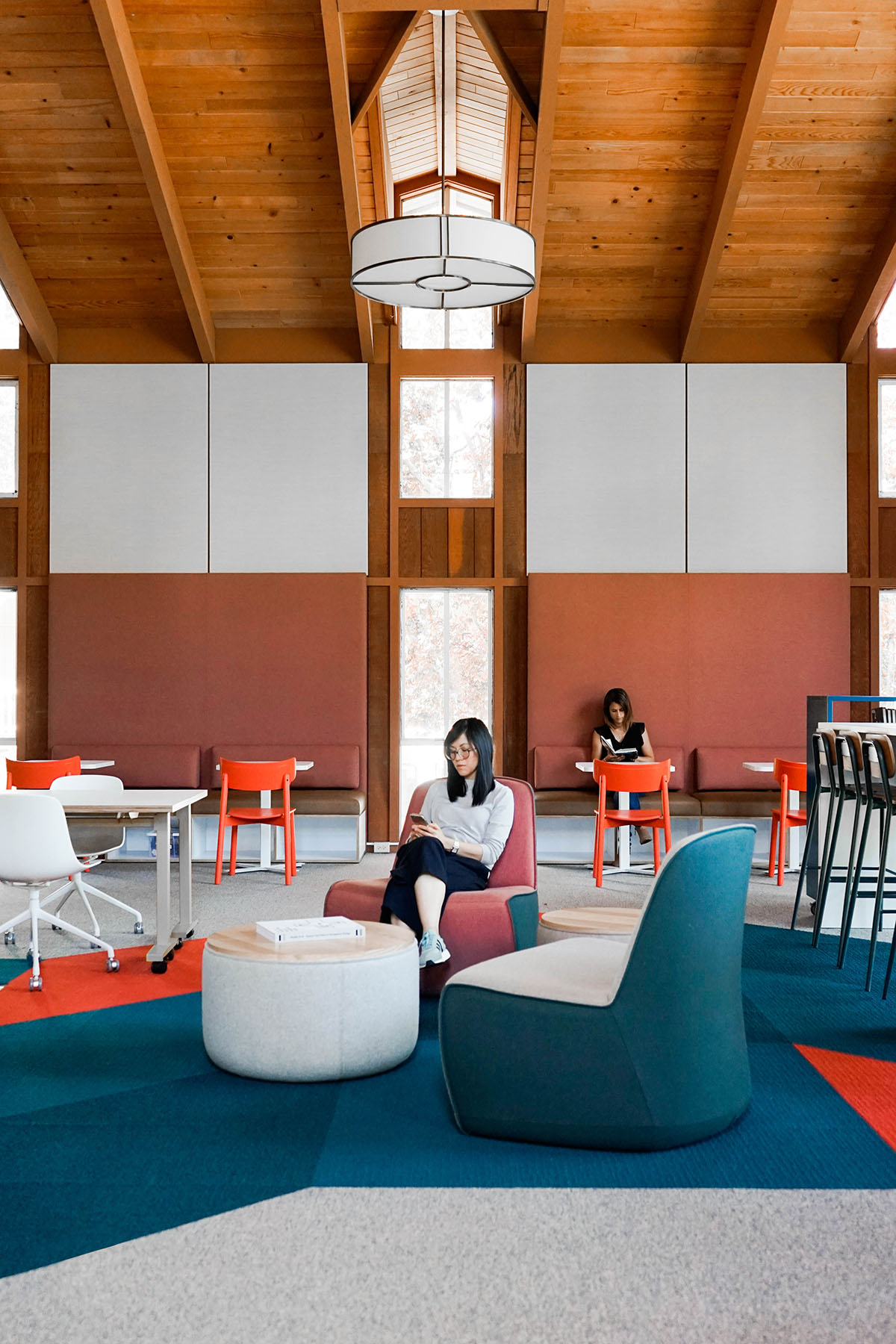 Studio O+A transforms old library for the digital age by incorporating working and socializing spaces