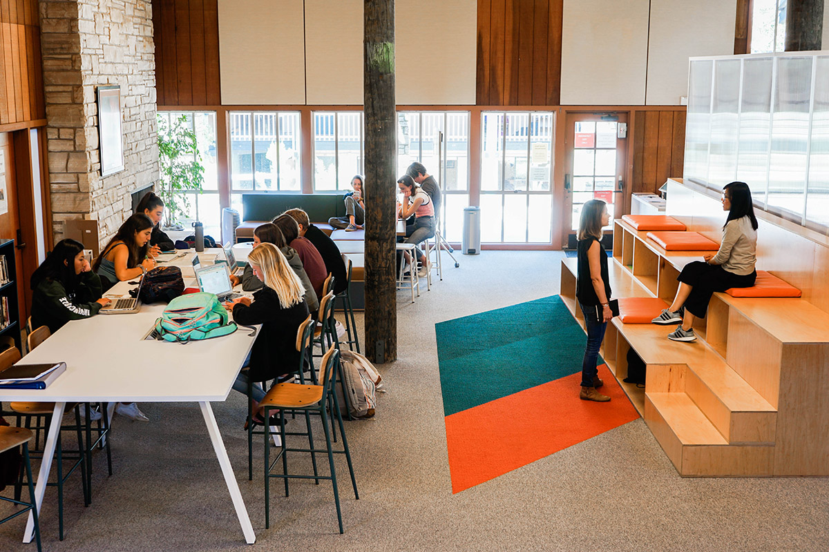 Studio O+A transforms old library for the digital age by incorporating working and socializing spaces