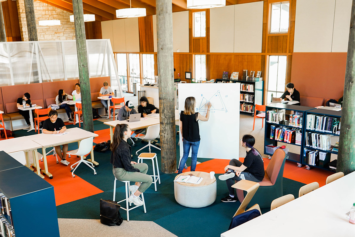 Studio O+A transforms old library for the digital age by incorporating working and socializing spaces
