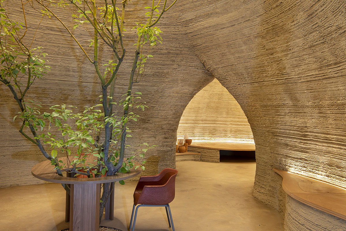 Mario Cucinella Architects and WASP built world's first 3D printed house made of local raw earth