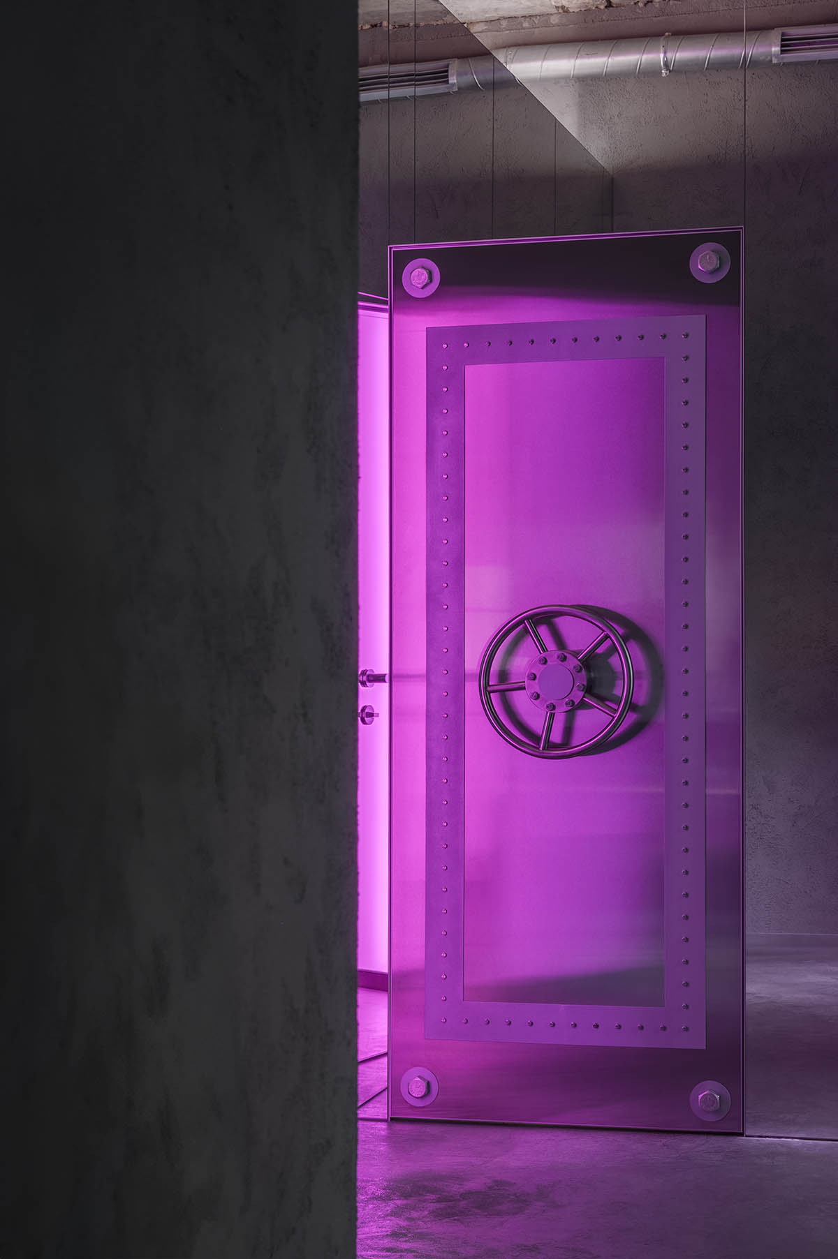 An early 20th-century building is transformed into a raw, industrial-looking interior for Kyiv store 