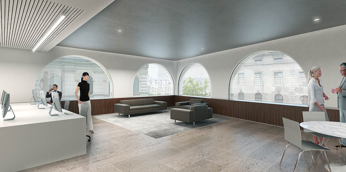 Adjaye Associates’ arch-motif and colonnaded mixed-use building gets planning permission for London