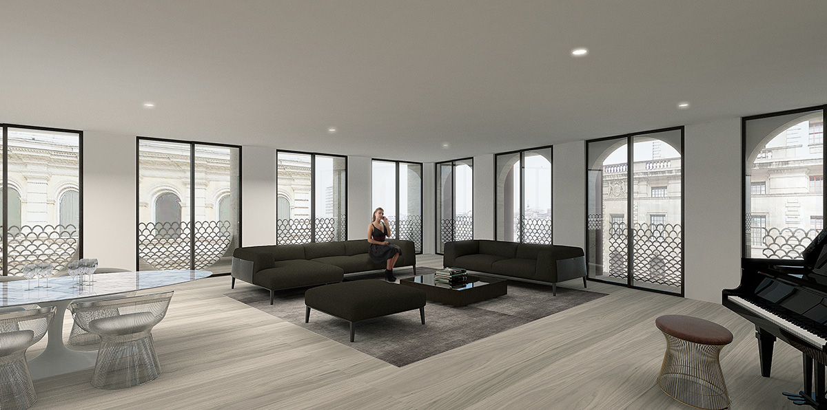 Adjaye Associates’ arch-motif and colonnaded mixed-use building gets planning permission for London