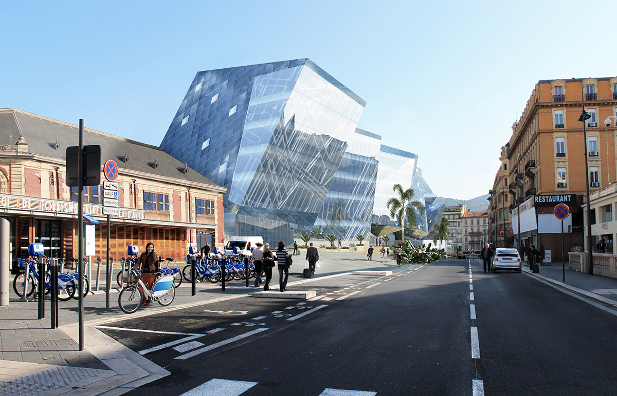 Studio Libeskind unveiled two urban mixed-use buildings for France
