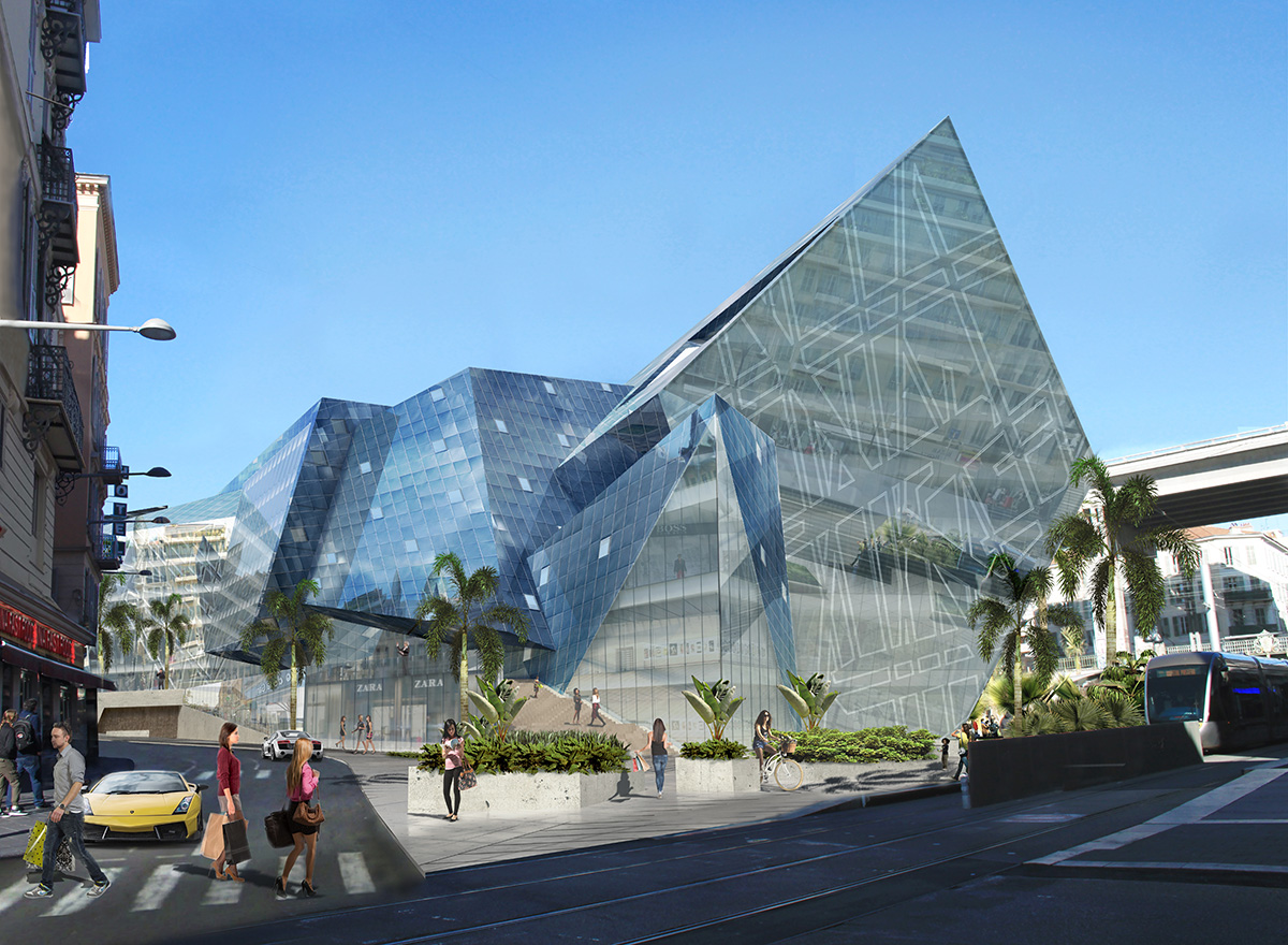 Studio Libeskind unveiled two urban mixed-use buildings for France