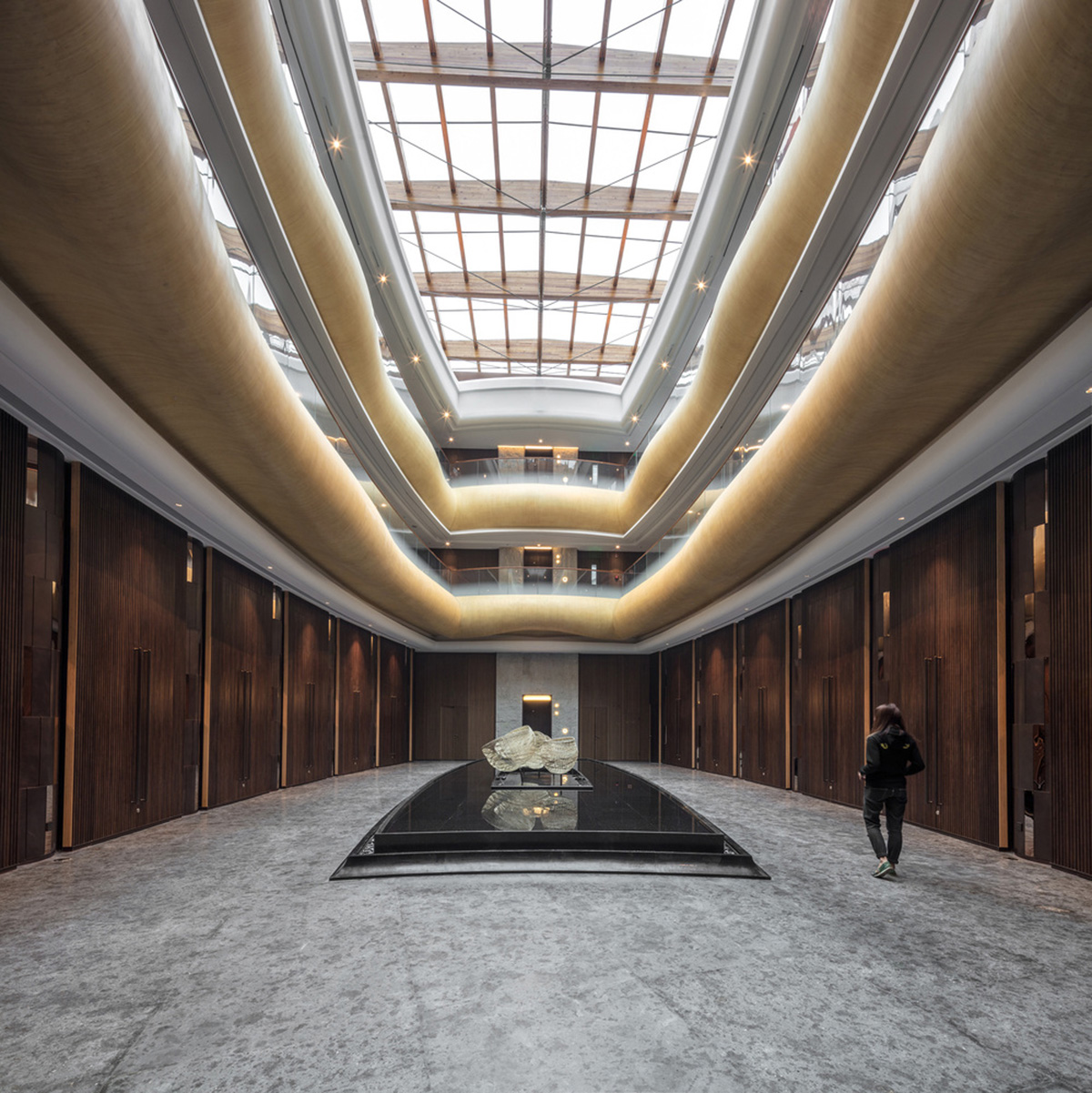 Bulbous-formed bamboo elements form this organic resort designed by JADE+QA & Stylus Studio