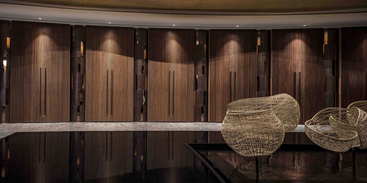 Bulbous-formed bamboo elements form this organic resort designed by JADE+QA & Stylus Studio