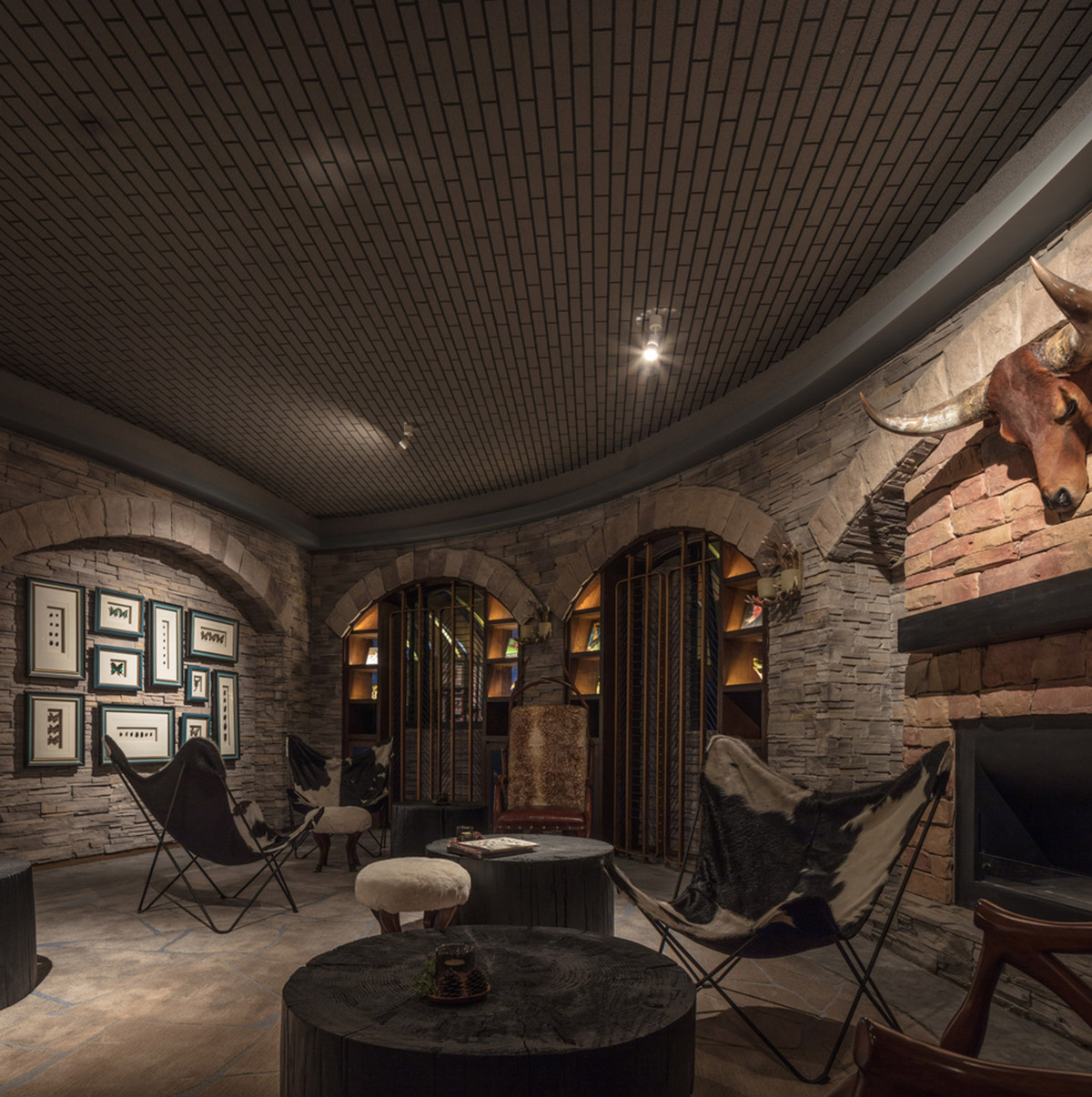 Bulbous-formed bamboo elements form this organic resort designed by JADE+QA & Stylus Studio