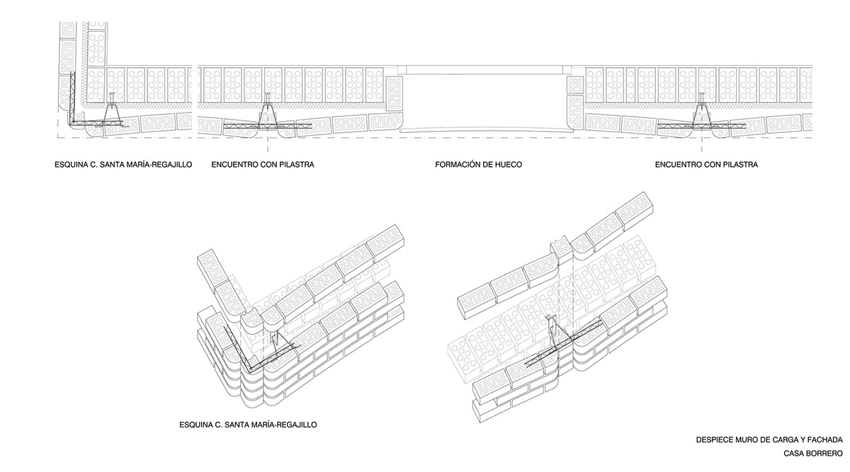 Studio Wet creates single linear space for a fortress-like family house in small village of Spain