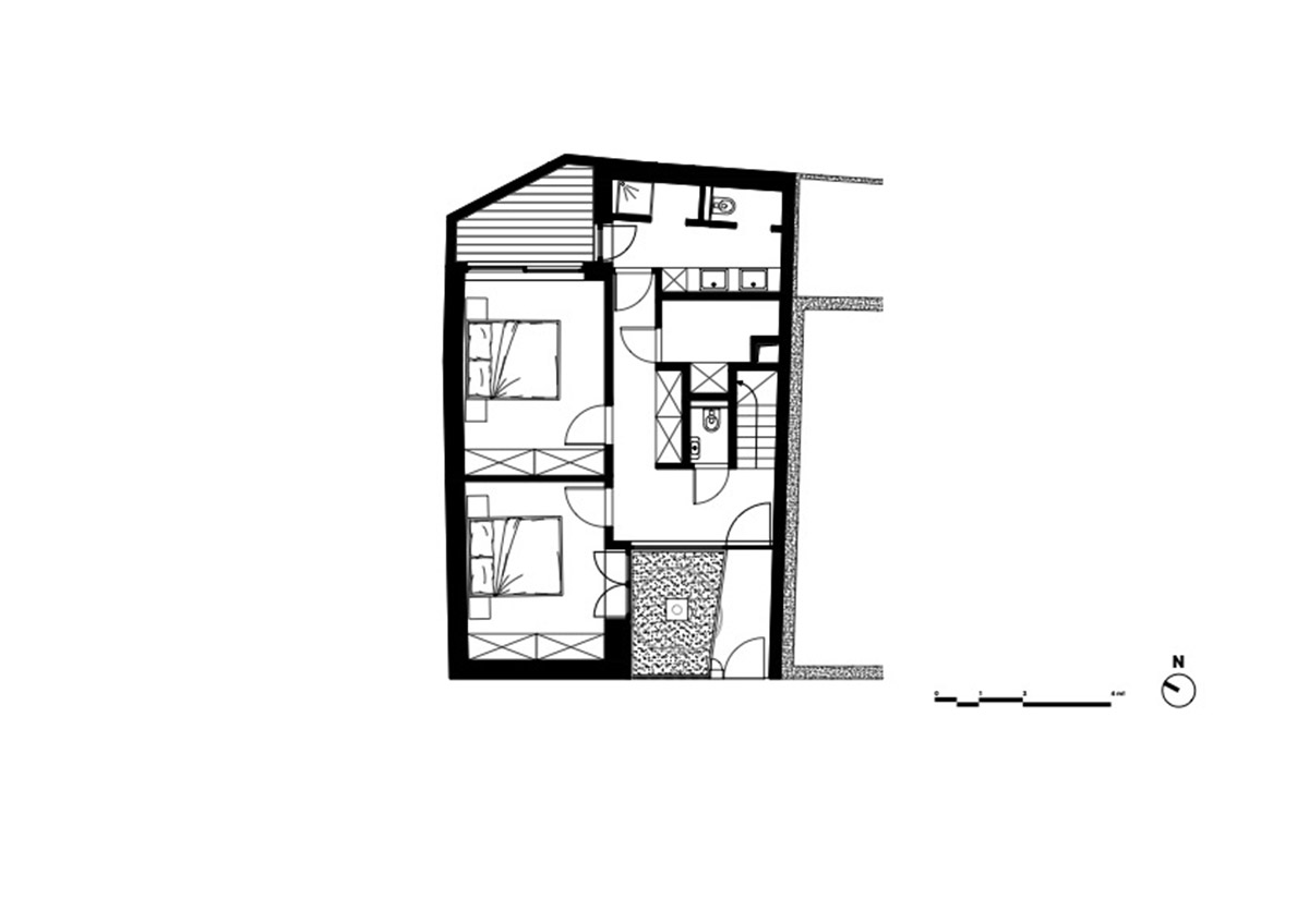 Studio Farris Architects plays with subtraction of volumes to create this residence in Belgian town