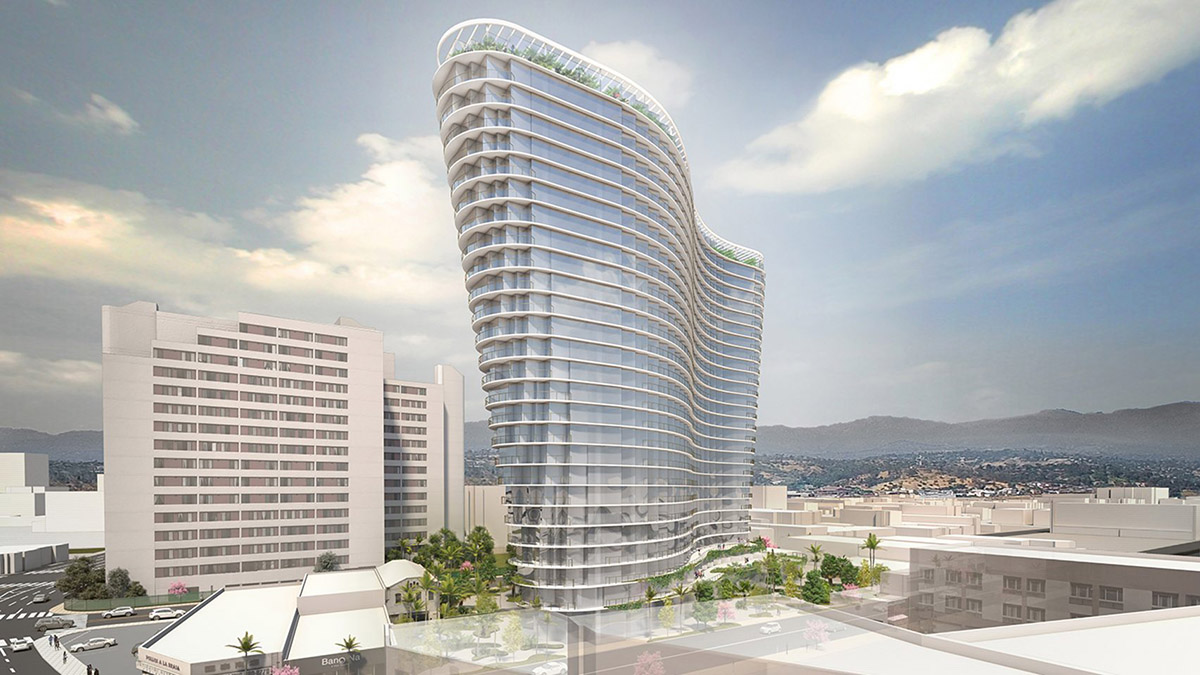 Studio Gang unveils plans for its first curvy LA tower