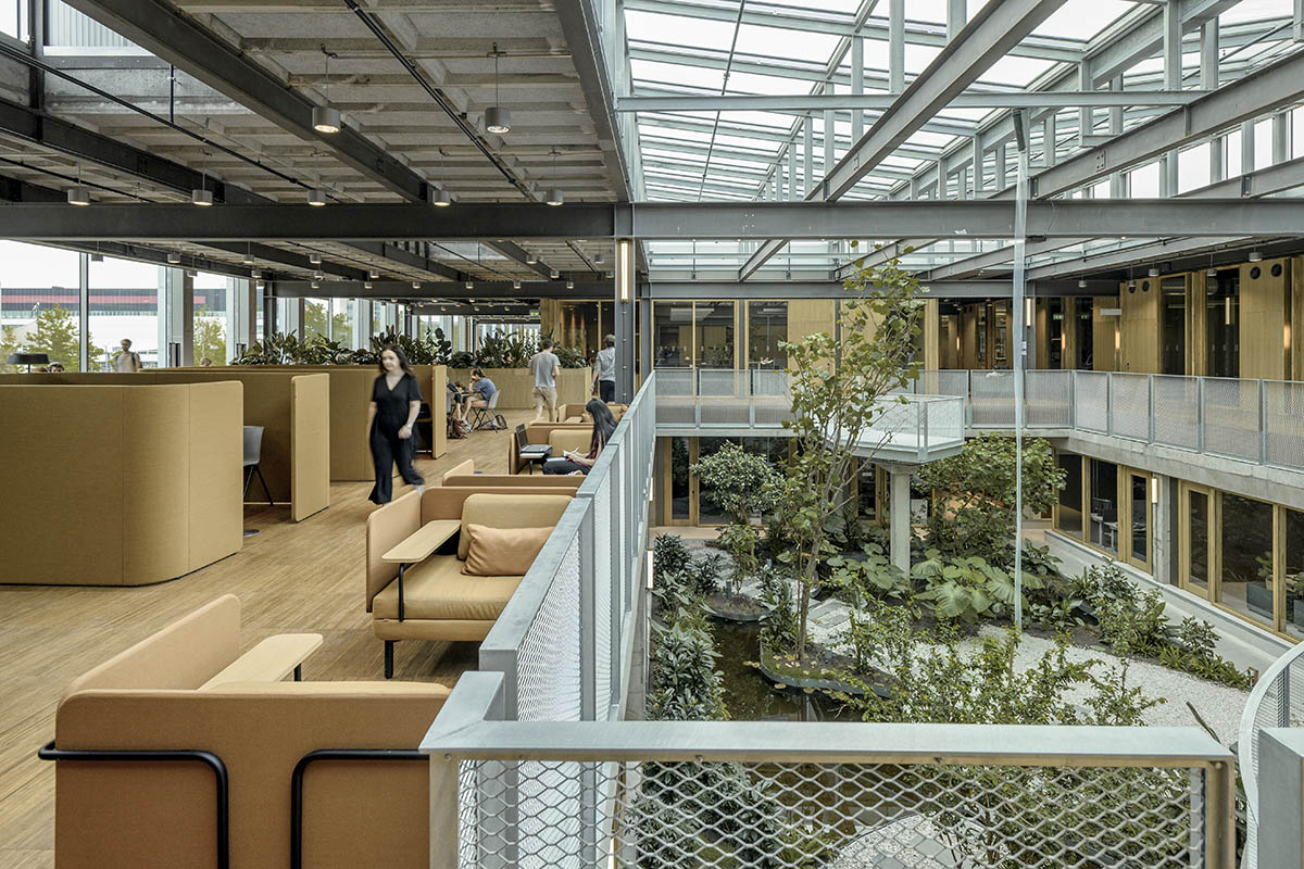 Civic Architects and VDNDP carve out Geo-faculty of ITC with four atria taking landscape inside 