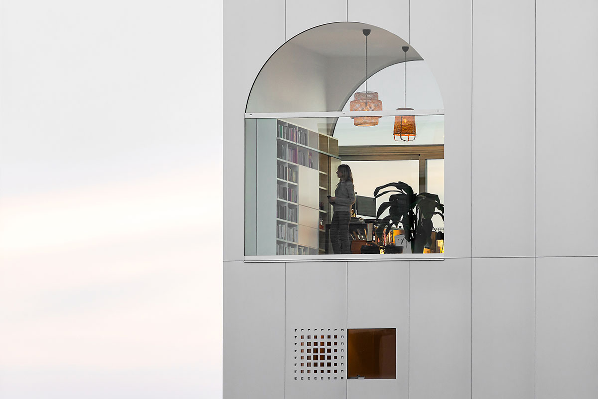 Light House presents stacked elegance with the art of light and a porous facade in Amsterdam 