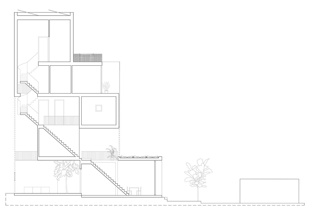 Light House presents stacked elegance with the art of light and a porous facade in Amsterdam 