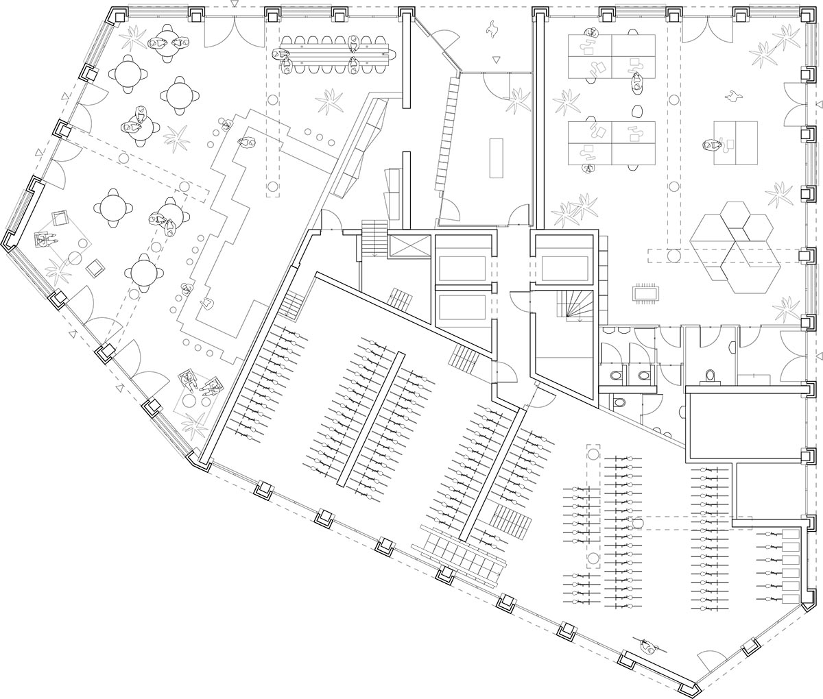 Studioninedots reveals design for a new housing block in Hyde Park