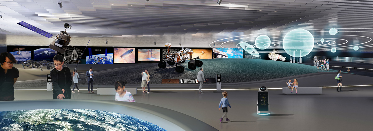 Coop Himmelb(l)au designs floating and sculpture-like Science and Technology Museum For Xingtai