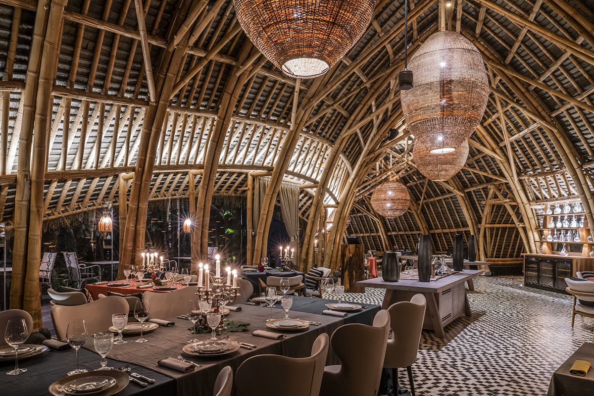 DL2A completes fish-like bamboo restaurant in Principe, in the Gulf of Guinea