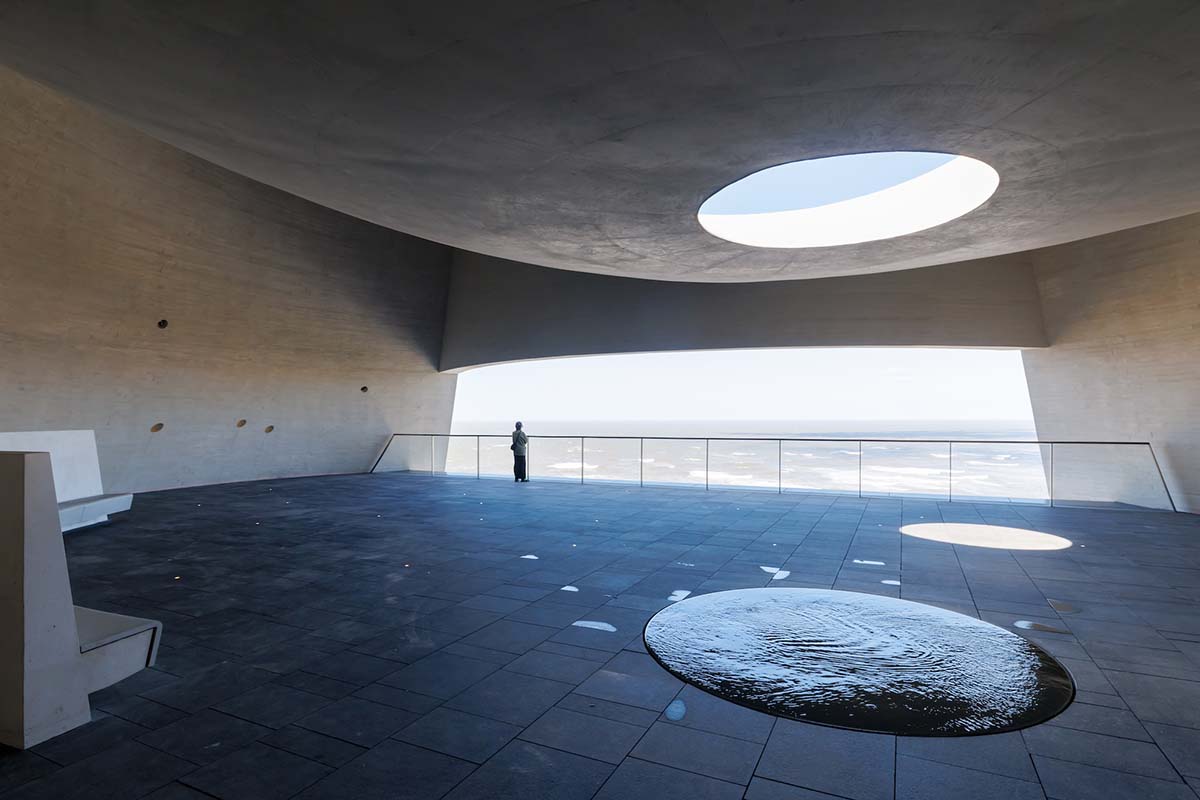OPEN Architecture completes double-shell concrete Sun Tower in Yantai