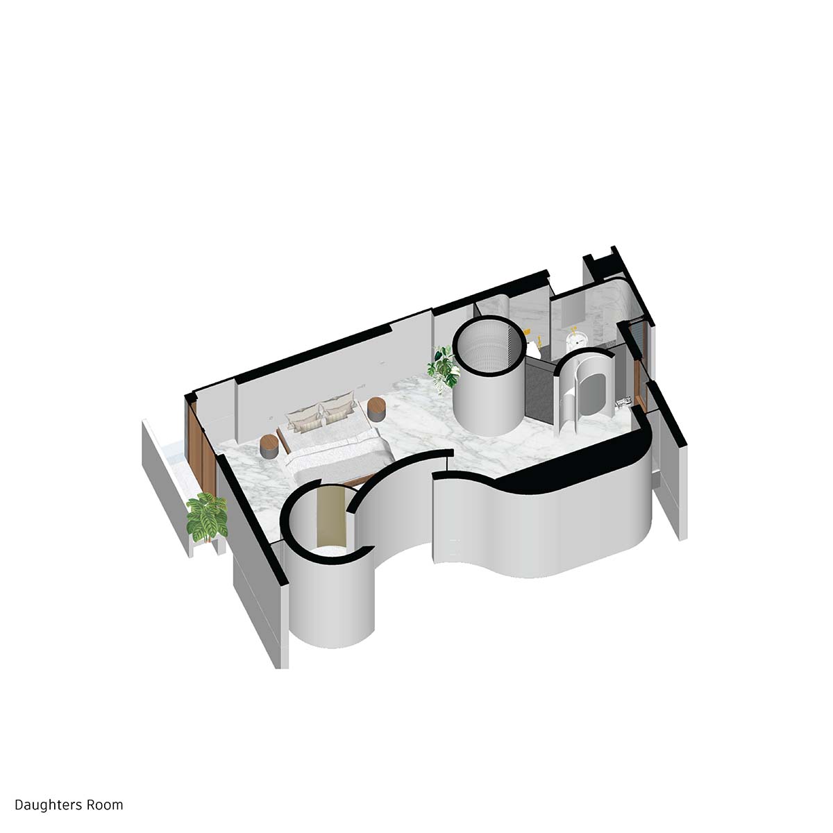 Whispering Curves House features a curved fa&ccedil;ade, giving a hug to nature in Bangalore