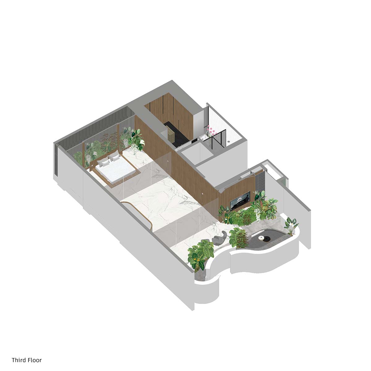 Whispering Curves House features a curved fa&ccedil;ade, giving a hug to nature in Bangalore