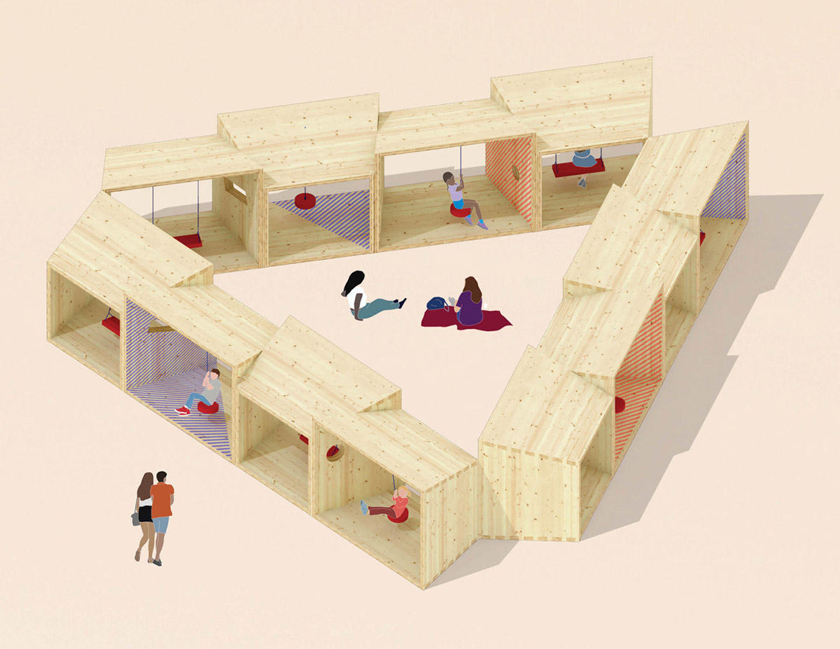 Somewhere Studio wins 2019 City of Dream Pavilion competition with Salvage Swings