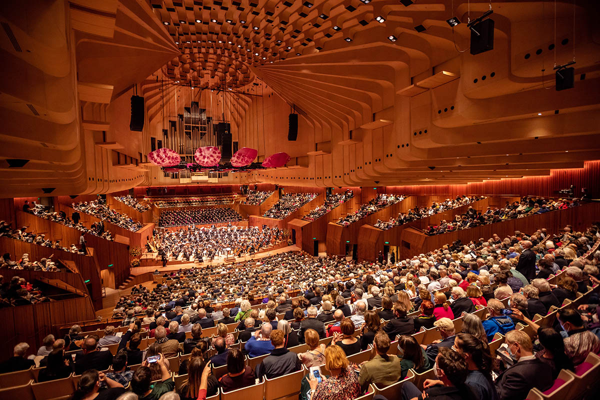 sydney opera house concert hall exterior