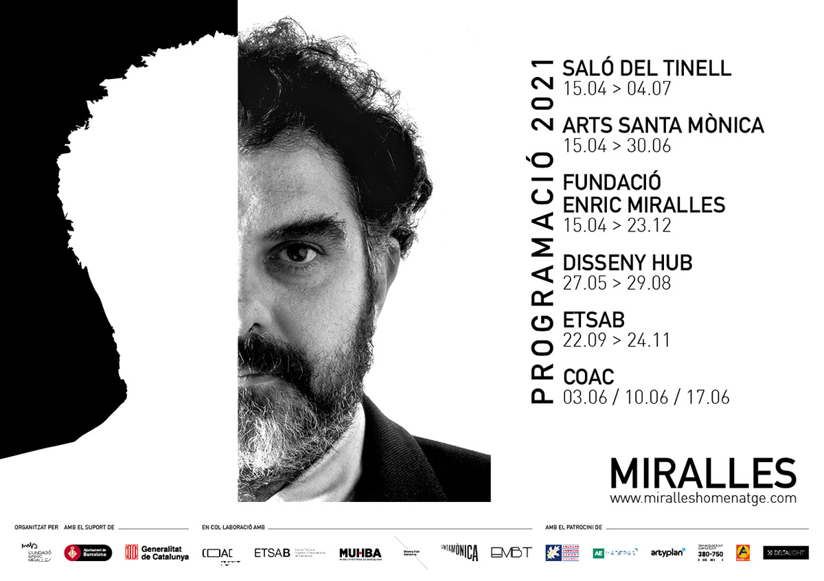 tribute architect Enric Miralles: A of events 2021 in Barcelona