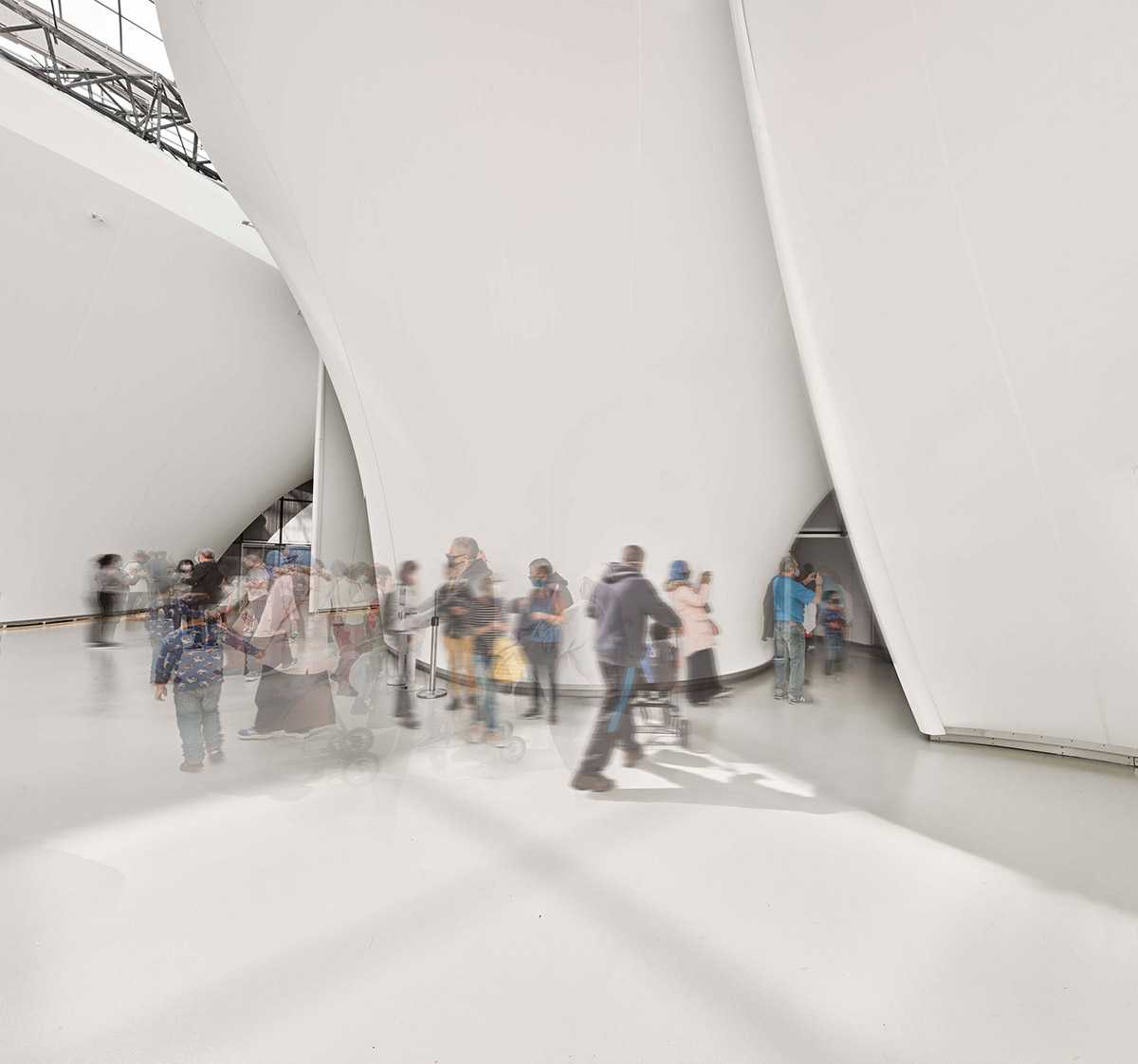 Kanva revitalizes Montréal Biodome with triangular beams and multiple pathways in Canada