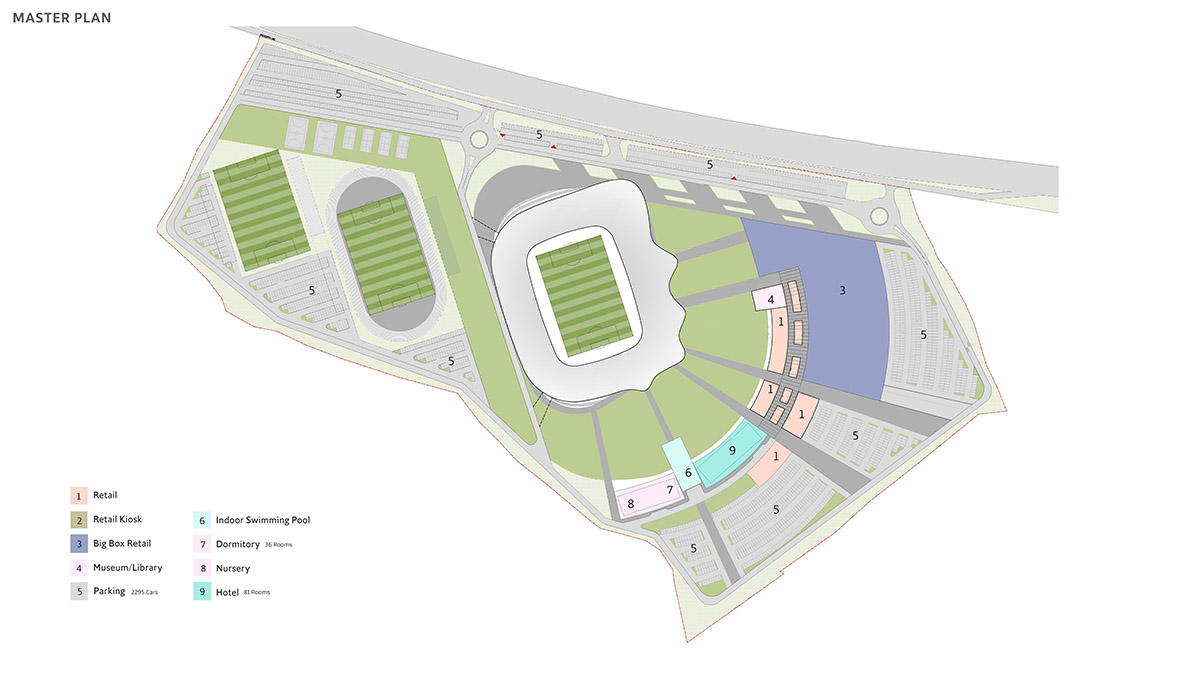 Tabanlioglu Architects unveils new Kosovo National Stadium wrapped by flexible and folded skin