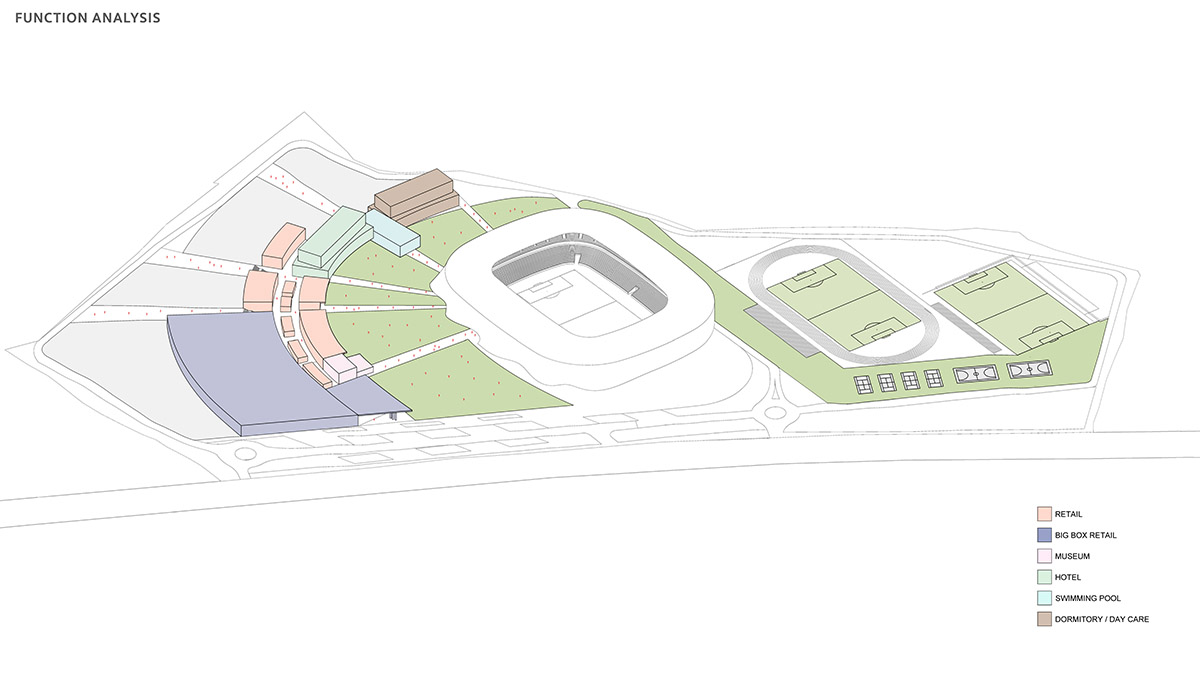 Tabanlioglu Architects unveils new Kosovo National Stadium wrapped by flexible and folded skin