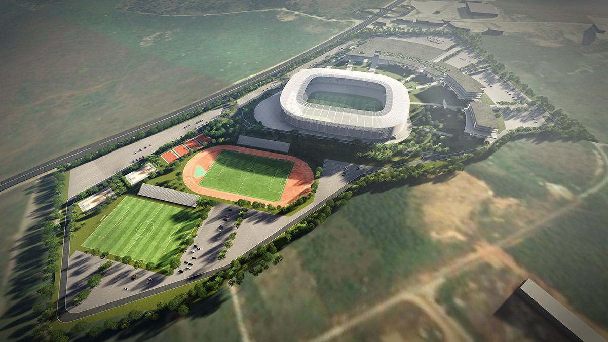 Tabanlioglu Architects unveils new Kosovo National Stadium wrapped by ...