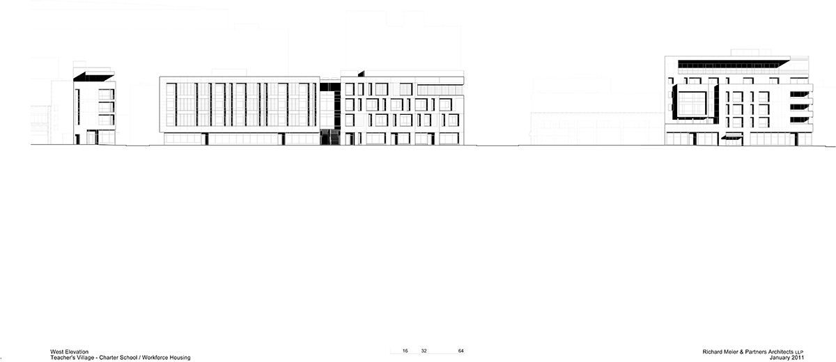 Richard Meier & Partners completes 3 new buildings featuring different façade palette in Newark