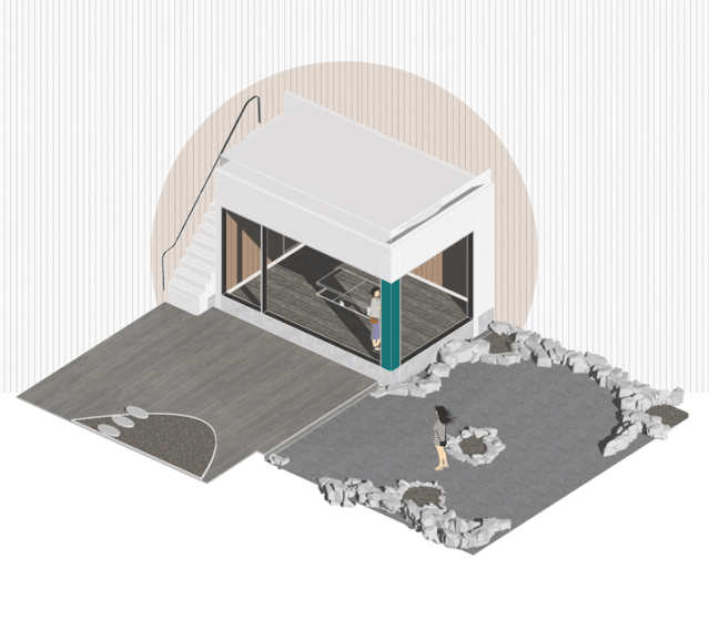 Wutopia Lab designs Hiding House featuring a micro Chinese garden in Shanghai