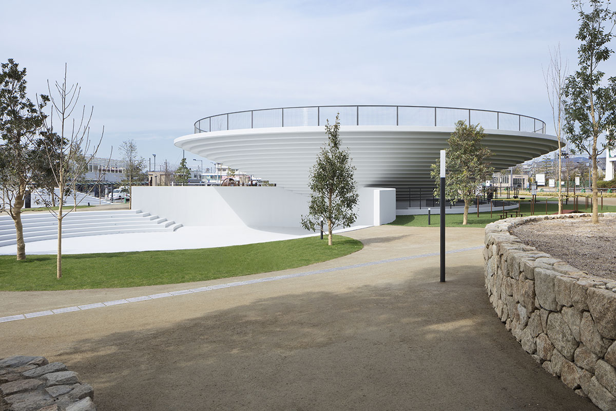 Nendo&rsquo;s first public space project revives Japanese tombs with rounded CoFuFun plaza