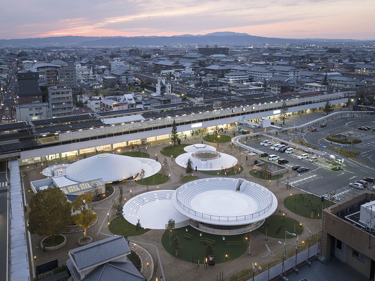 Nendo&rsquo;s first public space project revives Japanese tombs with rounded CoFuFun plaza