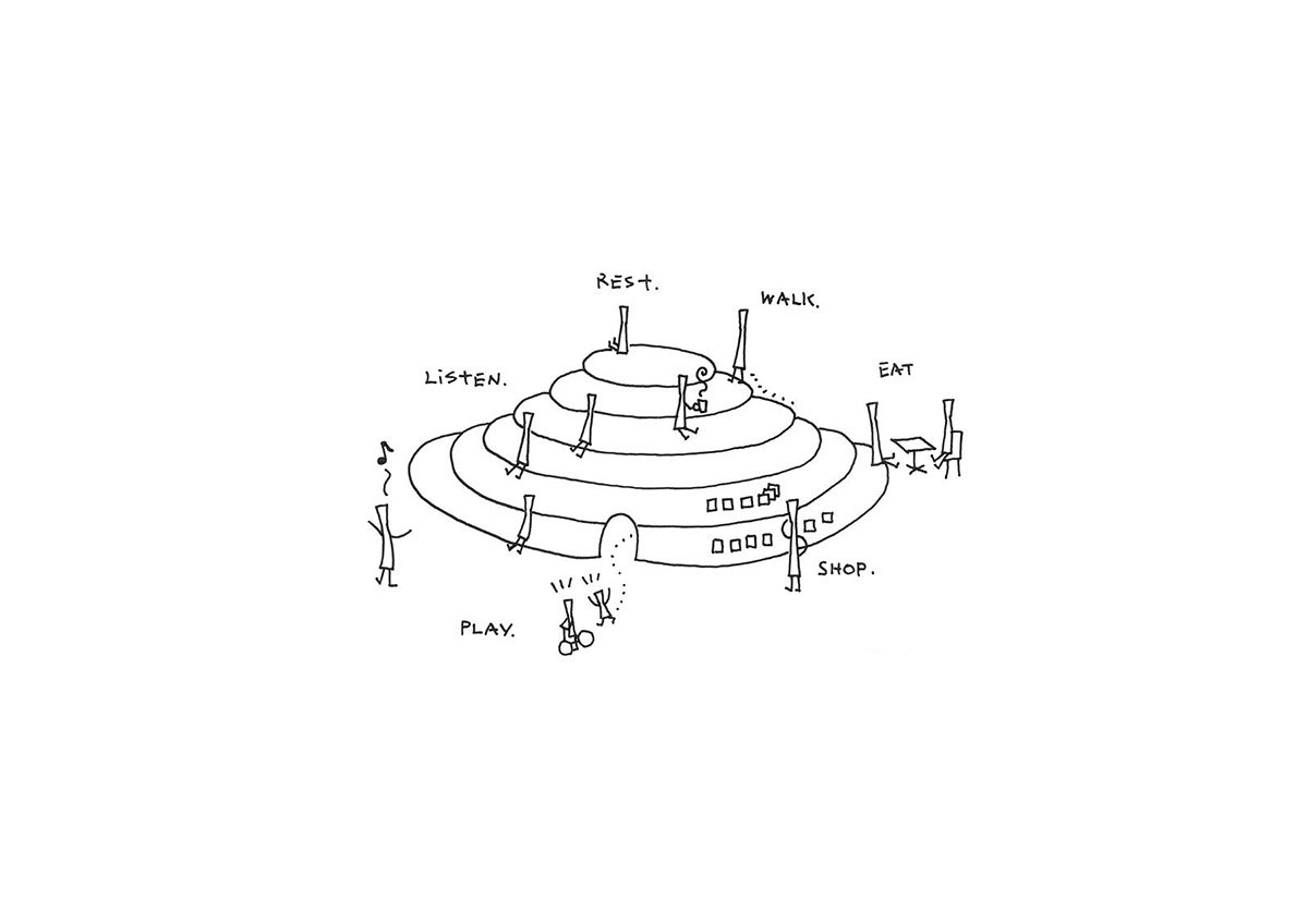 Nendo&rsquo;s first public space project revives Japanese tombs with rounded CoFuFun plaza